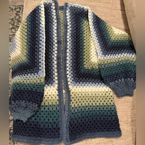 Cozy Hand-Knitted Wool Jacket for Sale!